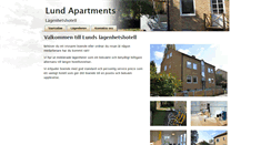 Desktop Screenshot of lundapartments.com